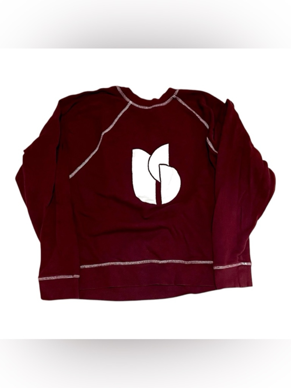 ba&sh Burgundy Logo Sweatshirt